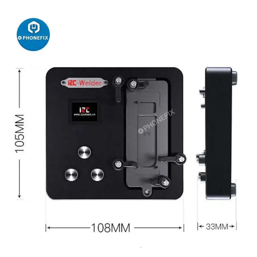 PHONEFIX i2C-Welder intelligent desoldering platform for iPhone X-14 Pro Max, PCB soldering tool with 7-in-1 functionality and 110V power