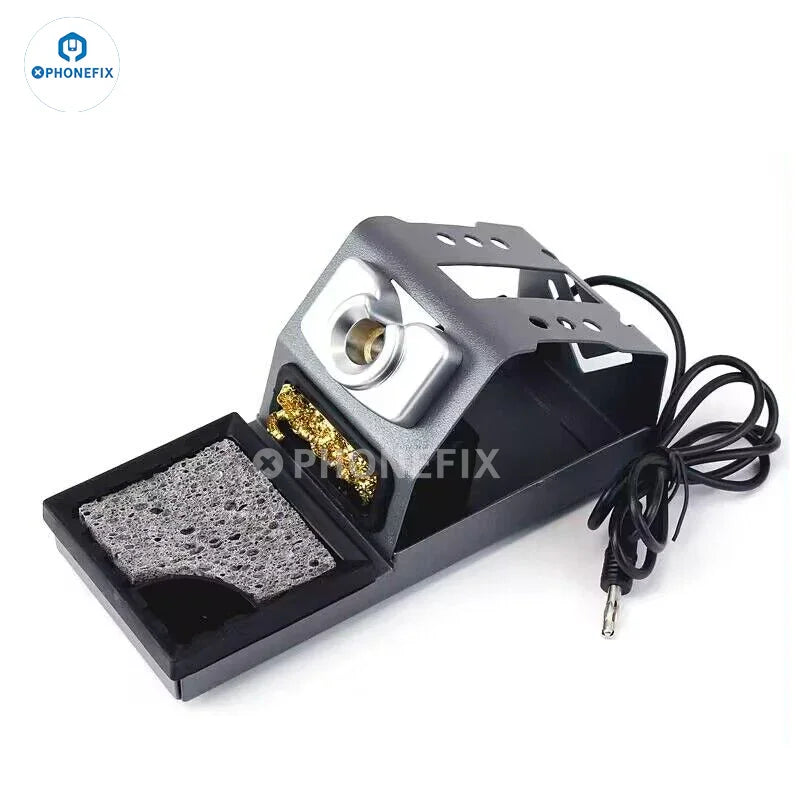 PHONEFIX PCB soldering handle bracket stand for T115, T245, T210 soldering irons, holds tips securely during soldering work.
