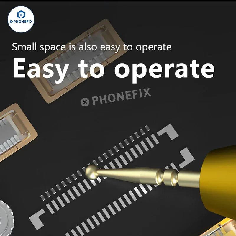 MaAnt M061 Tin Dragging Needle FPC connector, gold-plated solder bar for PCB soldering tools, used for precise electronic connections.