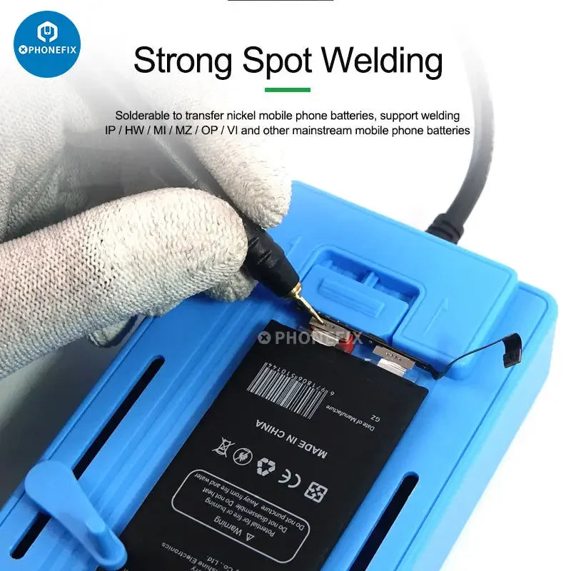 PhoneFix RL-936WE battery spot welding machine used for phone and computer PCB repair, soldering tools for electronics repair.