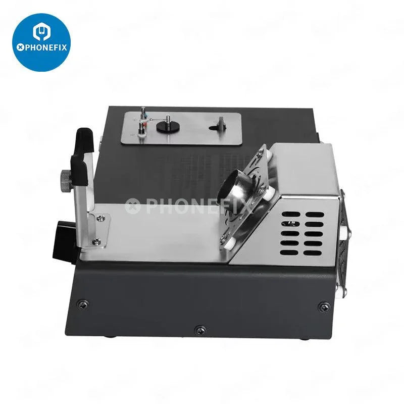 Sugon S-196 temperature tester and hot air soldering station for PCB soldering, branded PHONEFIX, with digital thermometer display.
