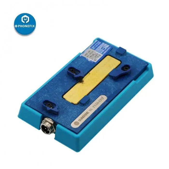 PhoneFix SS-T12A desoldering pre-heating station for iPhone motherboard, PCB soldering tool for electronics repair.