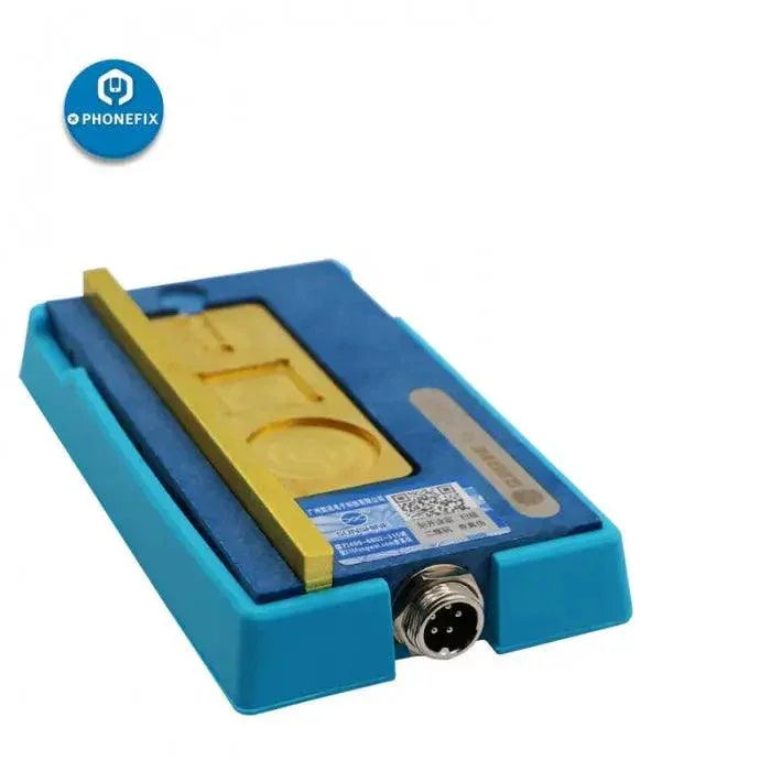PHONEFIX SS-T12A desoldering pre-heating station for iPhone motherboard, PCB soldering tool with digital controls.