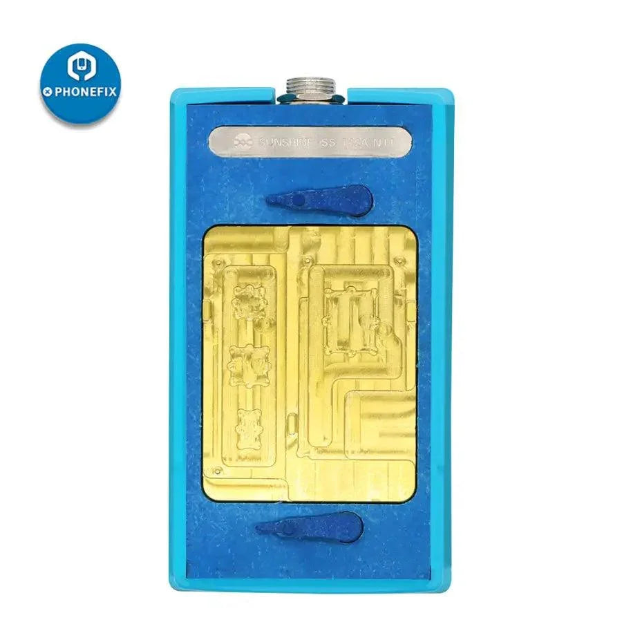 PHONEFIX SS-T12A desoldering pre-heating station for iPhone motherboards, PCB soldering tool with digital controls.