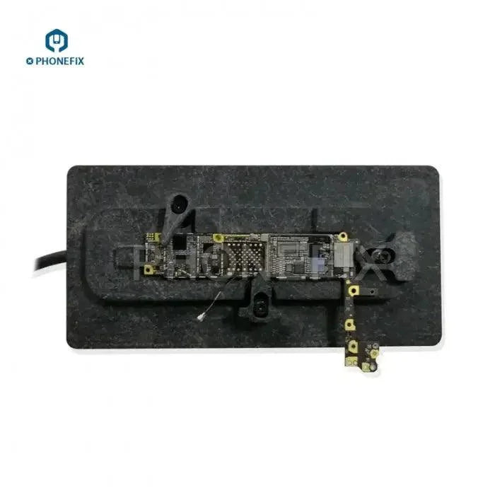 PhoneFix PPD120 desoldering rework station for CPU IC chips, PCB soldering tool with heating platform for iPhone motherboards.
