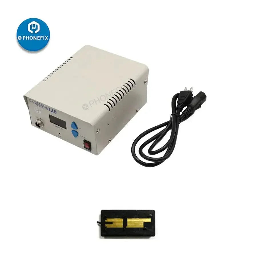 PhoneFIX PPD120 desoldering rework station CPU IC chips heating platform for PCB soldering and rework on iPhone motherboards.