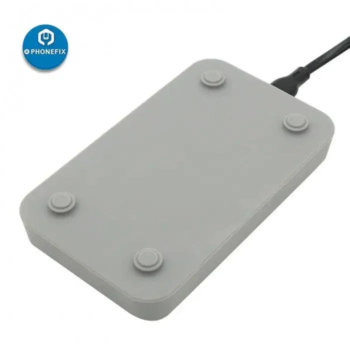 PHONEFIX Qianli 3-in-1 Pre-Heating Desoldering Platform for iPhone PCB repair, with heating elements and soldering accessories.