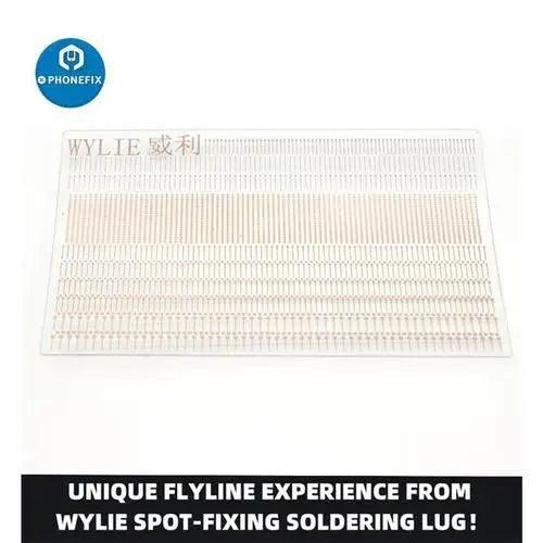 WYLIE Dot-Repairing Soldering Lug for seamless welding plate repair, used in phone repair, by PHONEFIX.