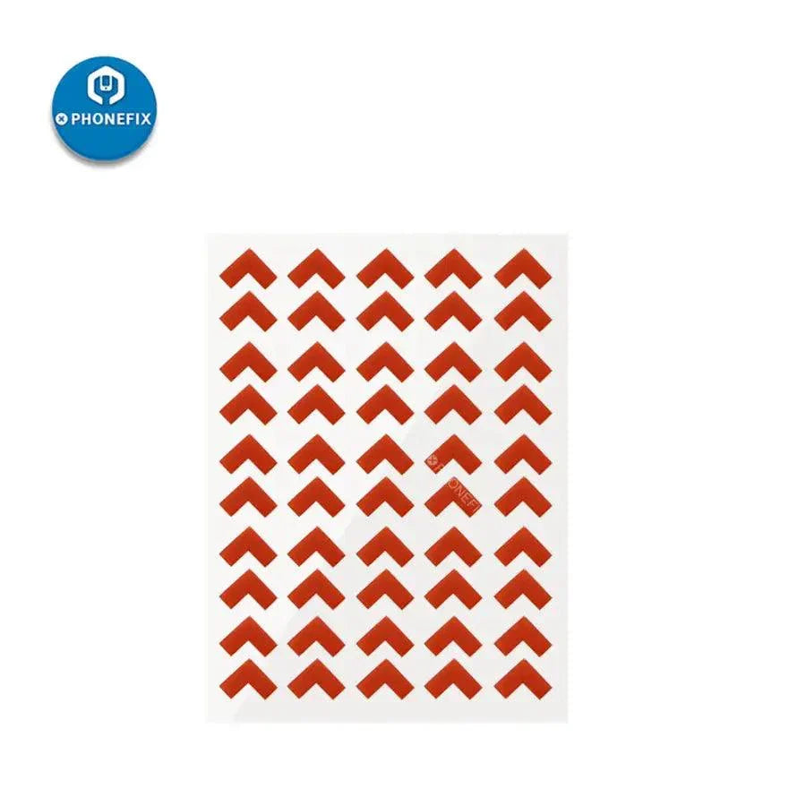 Set of 50 PHONEFIX 3D Tin Planting Net Repair Chips for phone screen fixing and reinforcement, designed for phone consumables.