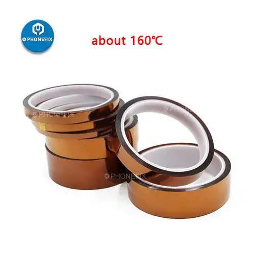 Polyimide heat resistant adhesive tape for phone BGA soldering, used as a phone consumable by PHONEFIX.