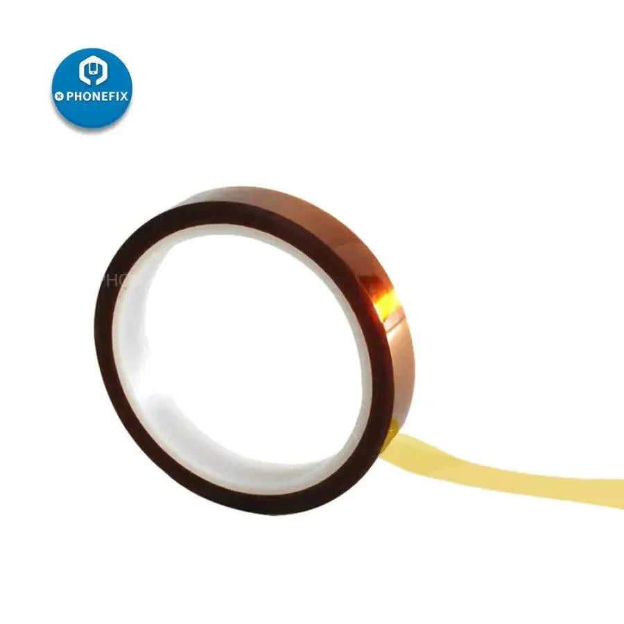 Polyimide heat resistant adhesive tape for phone BGA soldering, used for phone repair and rework by PHONEFIX.