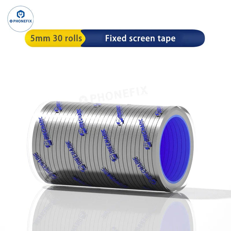 PhoneFIX MECHANIC S2 fixed screen tape for phone LCD back cover assembly, a 5mm tool for repairing mobile screens.