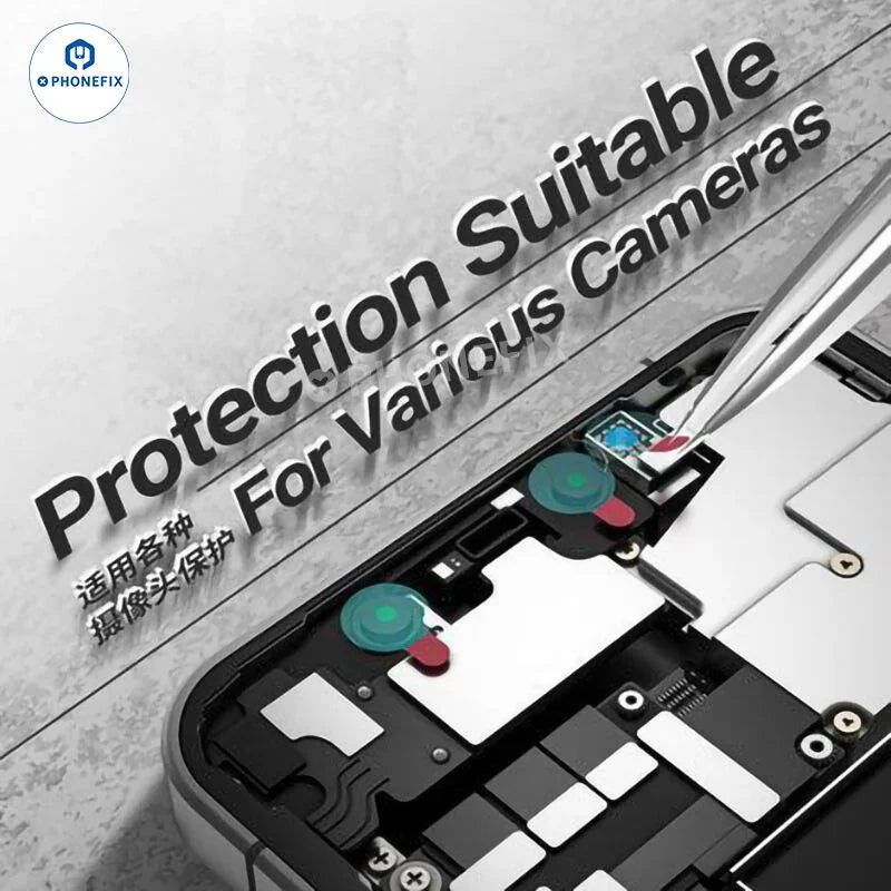 PHONEFIX 2UUL Phone Camera Dot Matrix MIC protective sticker, 7mm and 12mm sizes, for camera and microphone protection on smartphones.