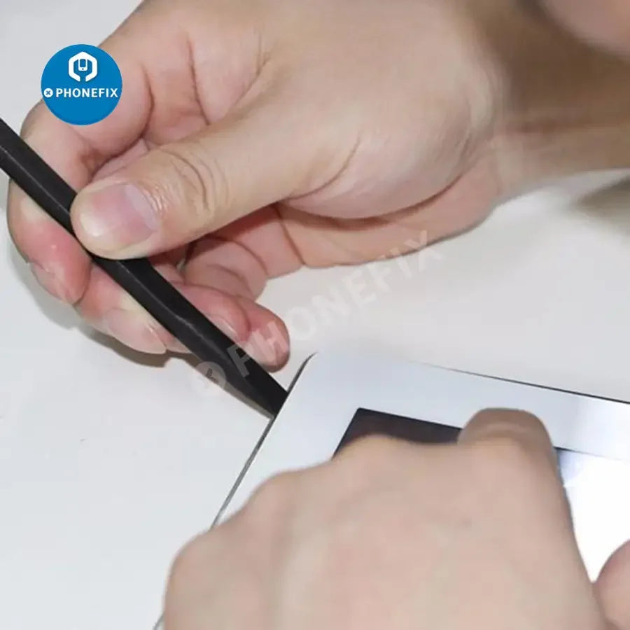 10PCS Plastic Crowbar Phone Repair Tools Kit by PHONEFIX, includes opening tools for disassembling mobile phones.