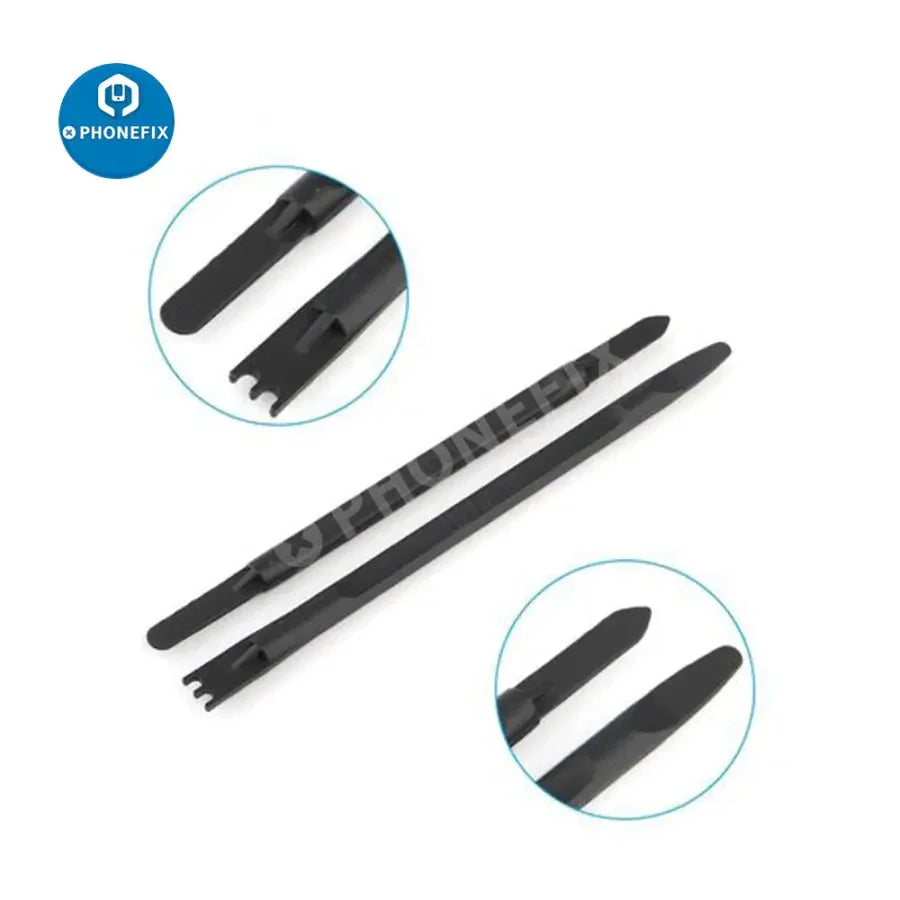 Set of 10 plastic crowbar phone repair tools by PHONEFIX, ideal for opening and disassembling smartphones.