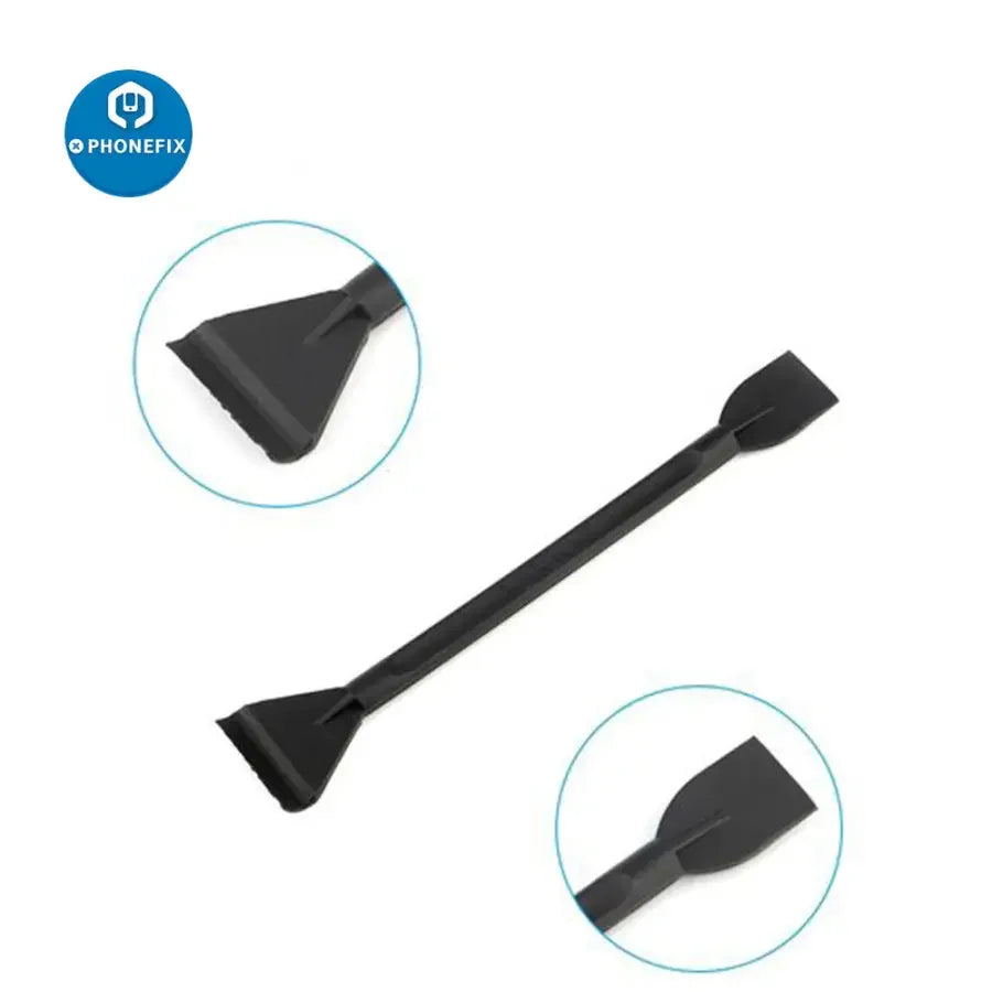 Set of 10 plastic crowbar phone repair tools by PHONEFIX for opening and disassembling smartphones.