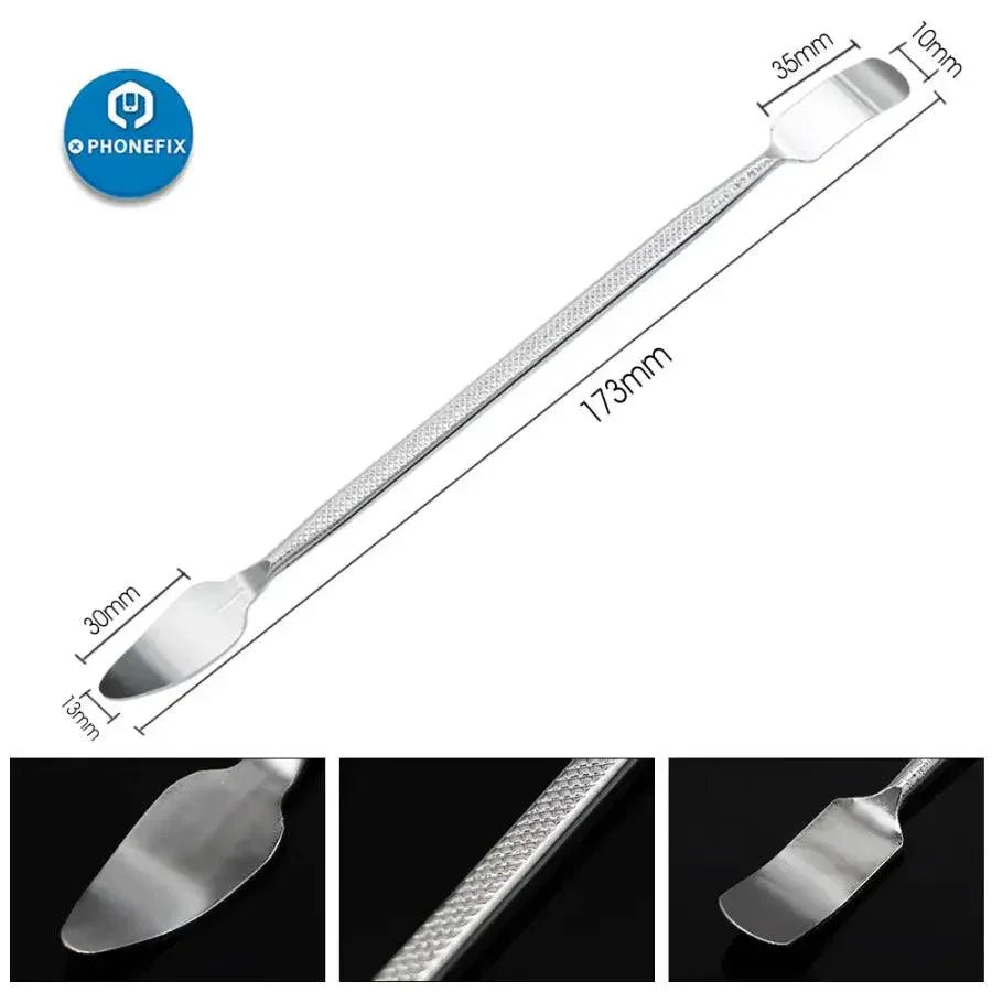 Set of 8 PHONEFIX phone opening tools for LCD disassembly, including screen pry and repair tools for phone repair.