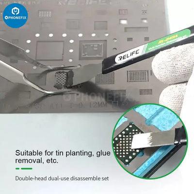 PhoneFix RL-049A multi-function prying knife with double-headed design for phone opening and scraping.