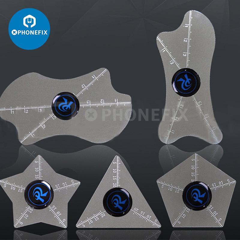 PHONEFIX curved LCD screen opening metal pry tool for phone disassembly and repair, ideal for opening curved screens safely.