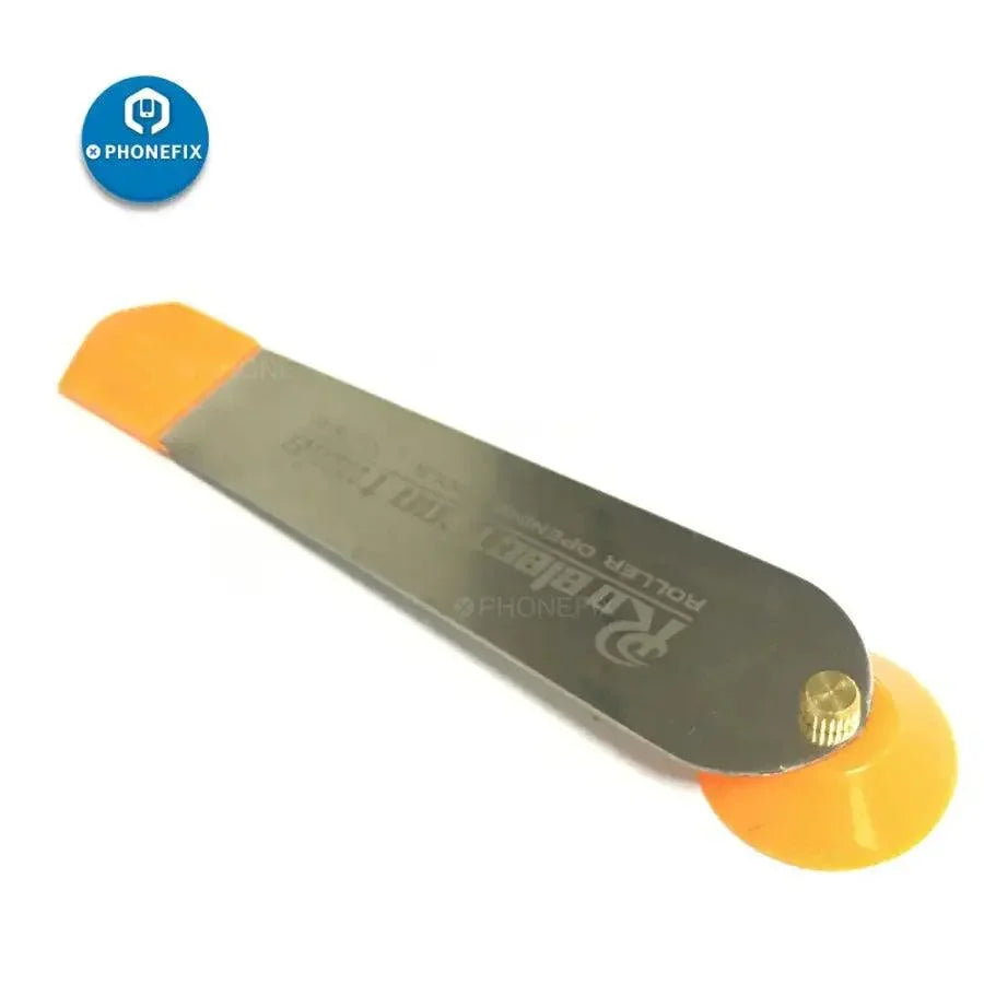 PhoneFix phone disassembly roller opening tools for iPhone, iPad, tablet, and laptop repair, used for safe device opening.