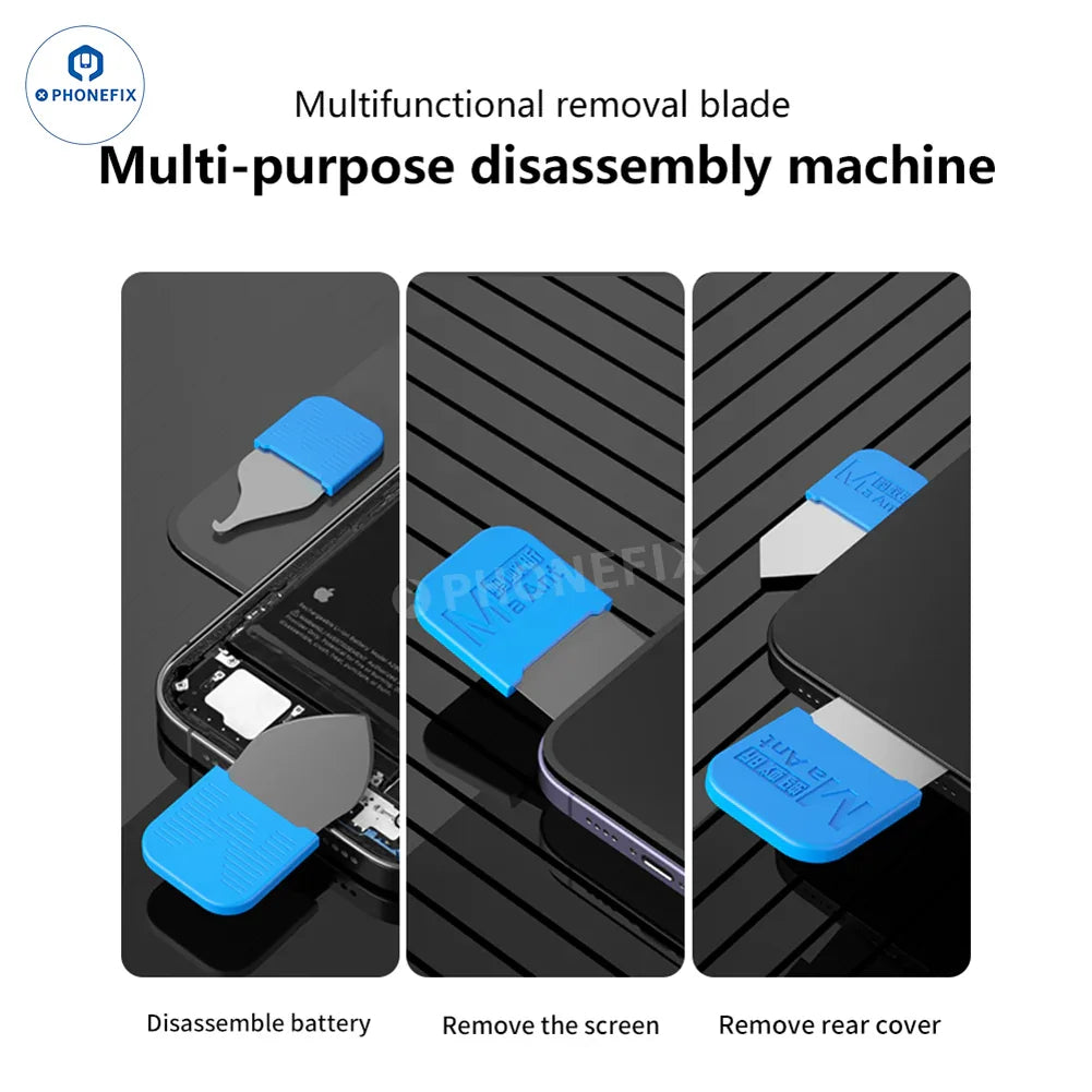 PHONEFIX MaAnt MY-118 6-in-1 pry blade phone disassembly tool set with various opening tools for smartphone repair.