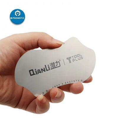 Qianli Ultrathin 3D Steel Screen Disassembler Pry Blade for phone opening, by PHONEFIX, showing a precision steel pry tool.