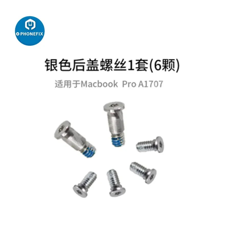Set of 10 PHONEFIX screws for Apple MacBook Pro and Air Retina back cover, compatible with A1342 model, for laptop repair.