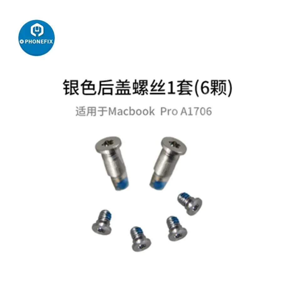 Set of 10 PHONEFIX screws for Apple MacBook Pro and Air Retina laptop back cover replacement or repair.