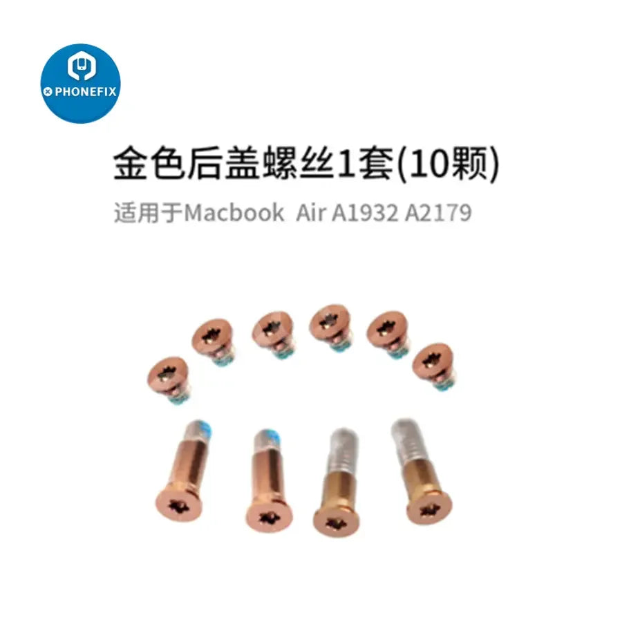 Set of 10 PHONEFIX screws for Apple MacBook Pro Air Retina back cover, replacement laptop screws for MacBook models A1342.