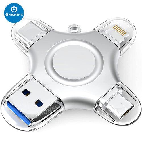 512GB PhoneFIX USB flash drive for smartphones, external storage device, compact and portable for data transfer and backup.