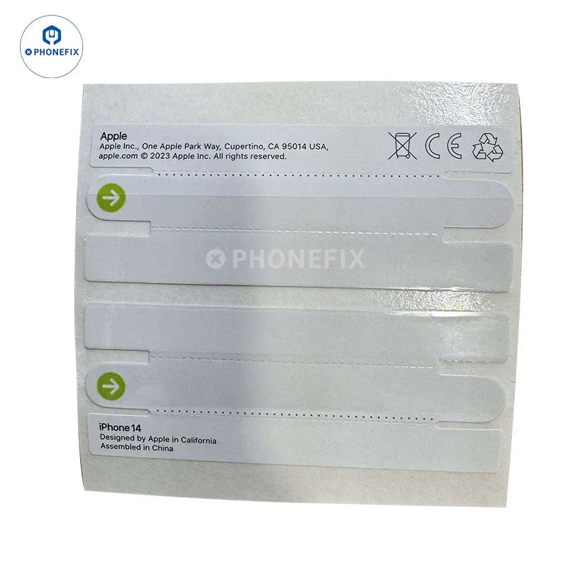 PHONEFIX Autocollant de scellage pour boîte d'emballage iPhone Pro Max pour iPhone 13 à 17, accessoire de téléphone, scellé de sécurité adhésif pour emballage.