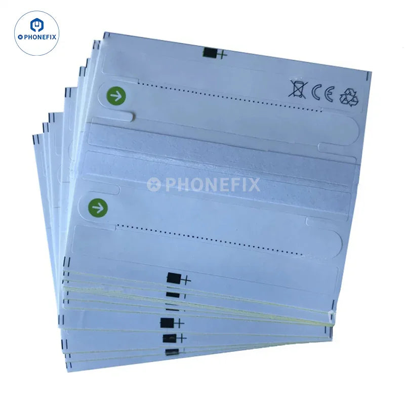 PHONEFIX seal sticker for iPhone 13/14/15/16/17 Pro Max packaging, featuring a clear adhesive design for phone accessory packaging.