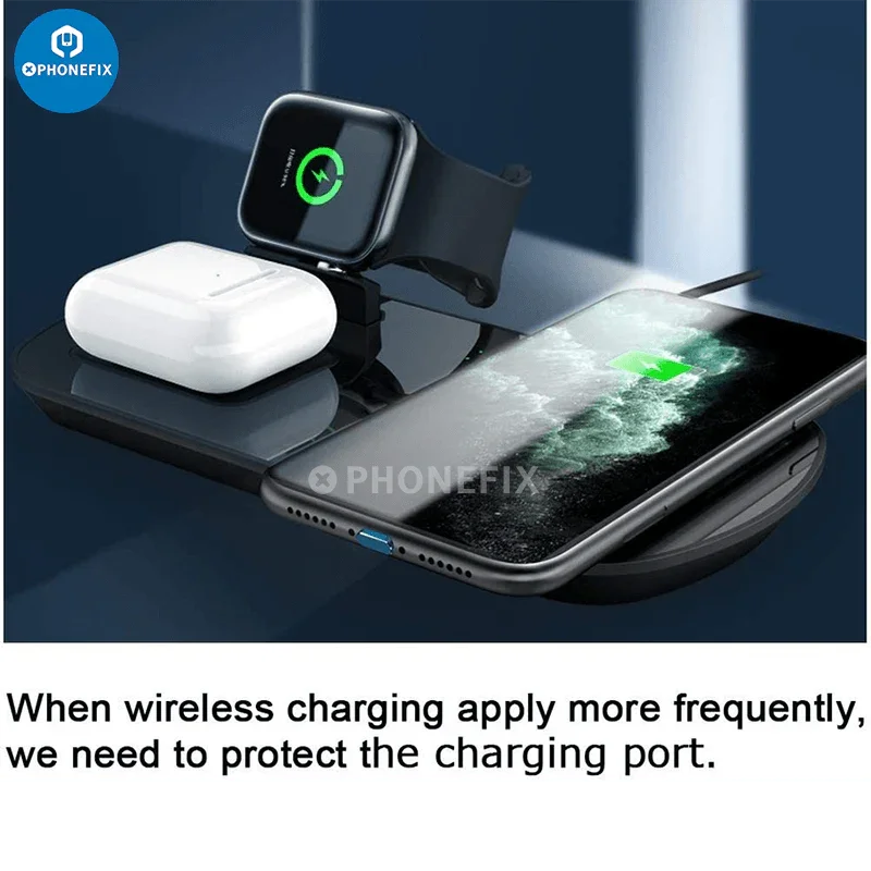 Aluminum alloy anti-dust plug for iPhone USB charging port, PhoneFIX dustproof cap to protect port from dust and debris