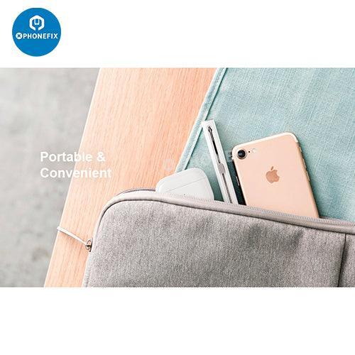 PHONEFIX Kit de nettoyage multifonction pour boîtier d'écouteurs Bluetooth AirPods, comprenant des brosses et des outils pour l'entretien de l'appareil.