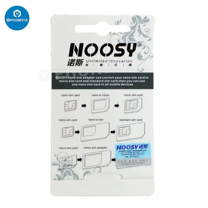 Adaptateur de carte SIM Nano PHONEFIX et kit d'éjection pour la conversion de carte Micro SIM en Nano SIM et l'éjection de la carte SIM du téléphone.