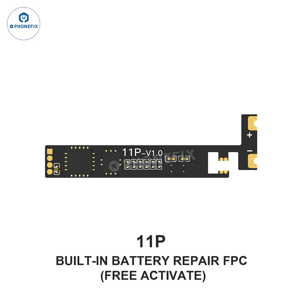 PHONEFIX AWESHINE FC01 mobile phone programmer for iPhone battery, with read and write adaptor for battery data management.