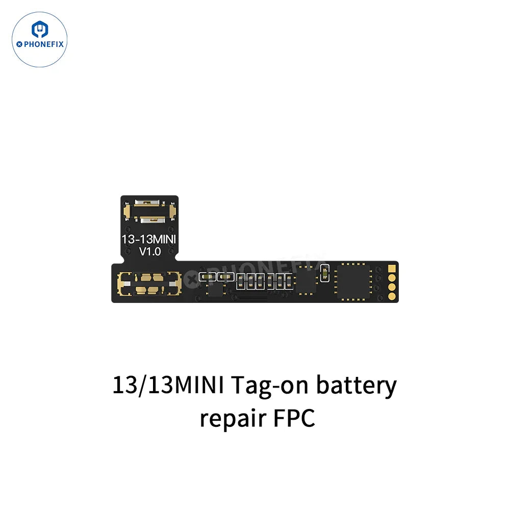 PhoneFIX AWESHINE FC01 mobile phone programmer for iPhone battery, showing device reading and writing battery data.