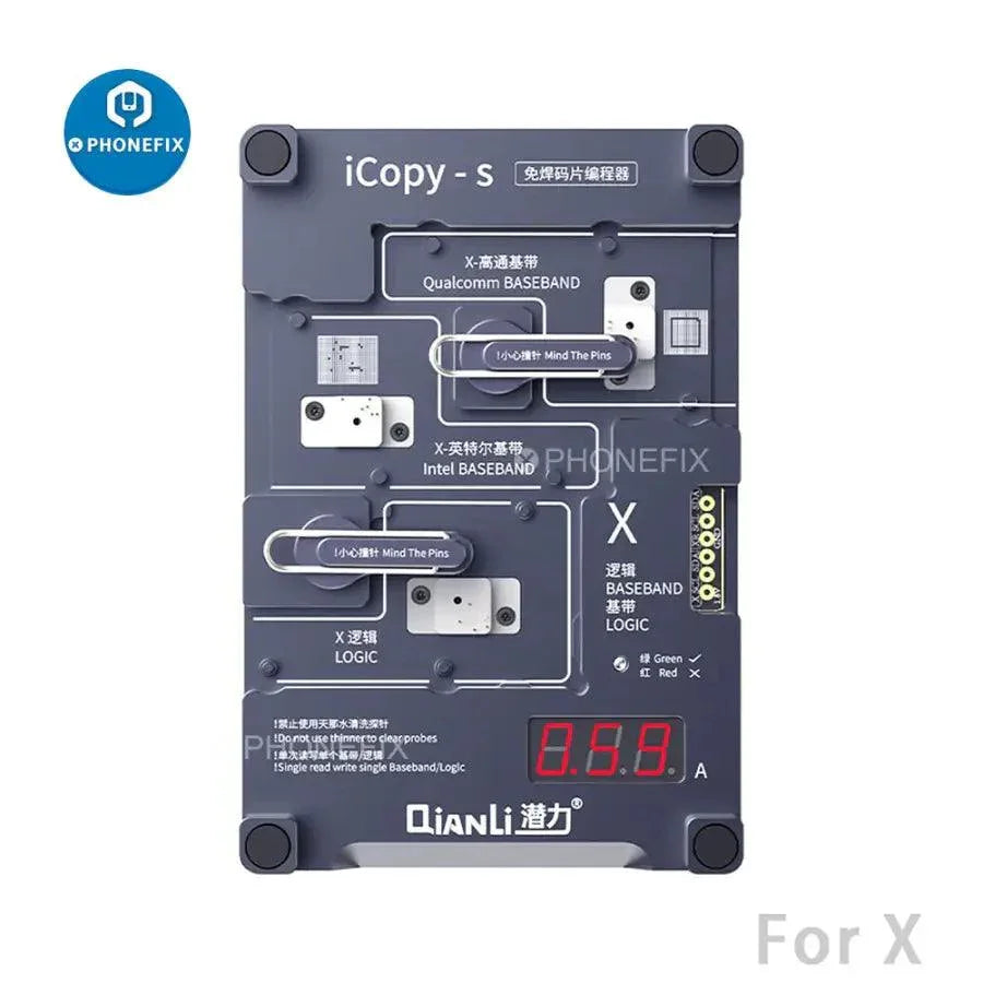 Module de bande de base double face QianLi iCopy-S pour iPhone 6 à XS Max, accessoire de programmation de téléphone, fabriqué par PHONEFIX.