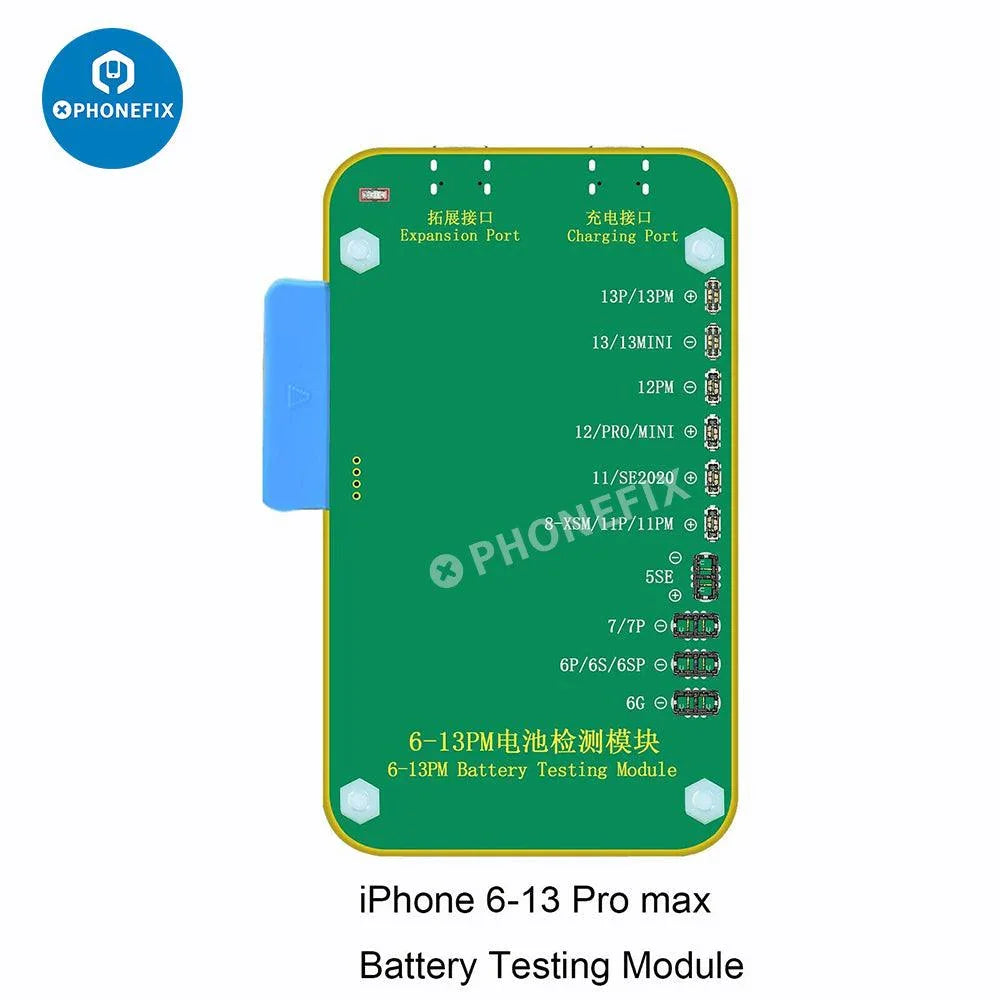PhoneFix JC Battery Detection Expansion Module for iPhone 6-15 Pro Max, phone programmer accessory with electronic components visible