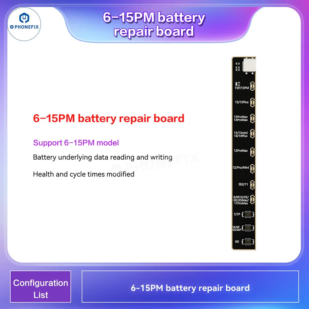 Le programmateur PhoneFix i2C i6S A8S pour la réparation des écrans True Tone et Face ID des iPhone, présente l'appareil et les outils en utilisation.