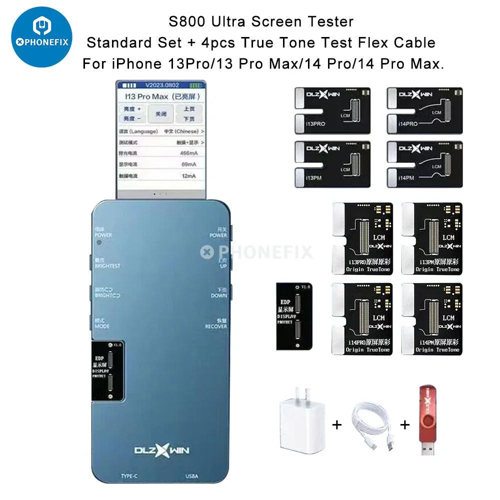PhoneFix DL S800 Screen Tester for iPhone, Samsung, Huawei, Xiaomi, Oppo, Vivo – phone programmer device for screen testing