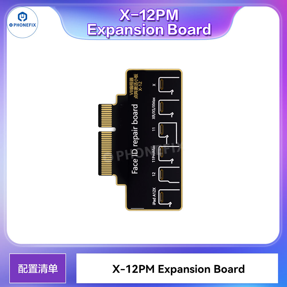 PHONEFIX i2C V8 multifunctional phone programmer for iPhone Face ID repair, showing device interface and connection ports.