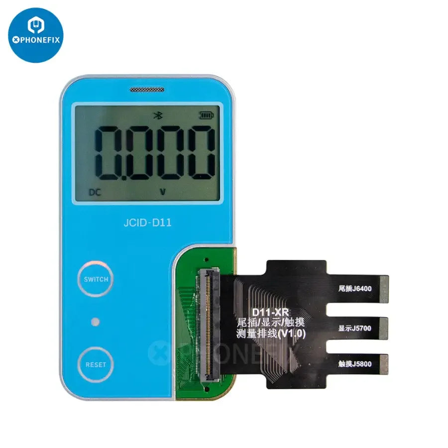 PHONEFIX JCID-D11 multifunctional digital detector for phone programming with JC intelligent maintenance drawings.
