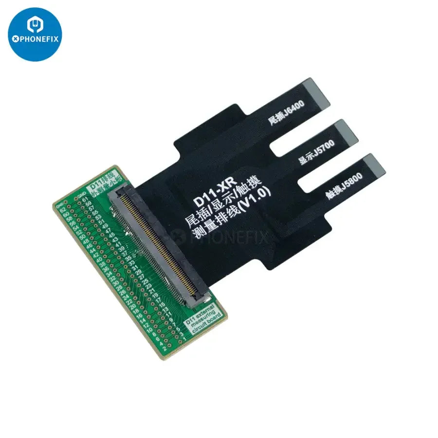 PhoneFix JCID-D11 multifunctional digital detector for phone programming with JC intelligent maintenance drawings, used for mobile device diagnostics.