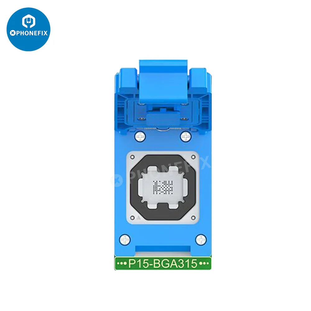 PHONEFIX JCID P15 Nand Programmer for iPhone 6-15 Pro Max iPad Mac HDD, BGA315 chip on circuit board.