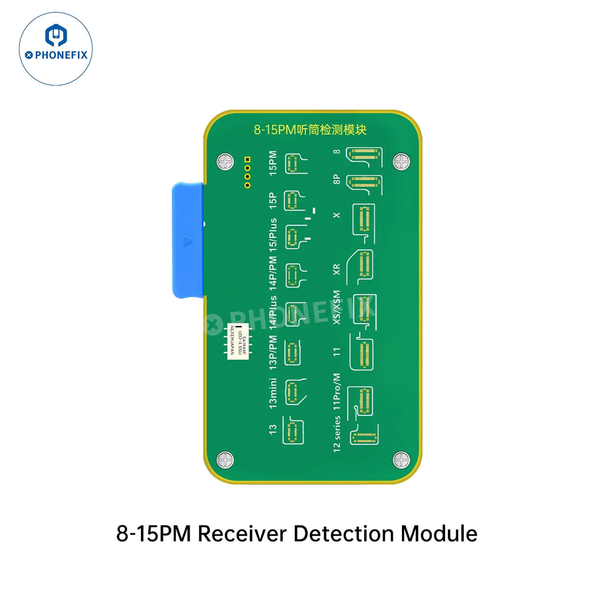 PhoneFix JCID V1S PRO phone programmer with multifunction iPhone repair module, showing device and repair interface.