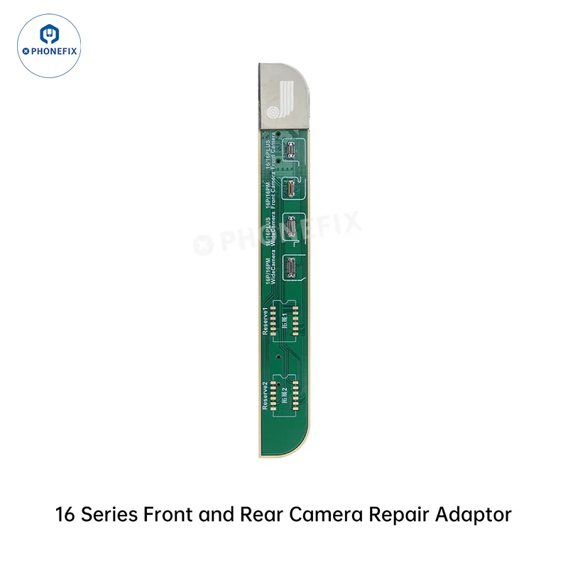 PHONEFIX JC V1SE phone programmer for iPhone screen, battery, and Face ID repair, showing front and rear camera board.