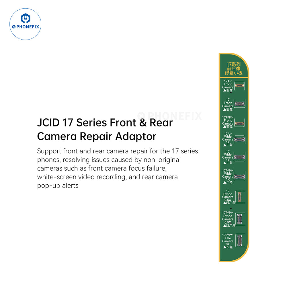 PhoneFix JC V1SE phone programmer for iPhone screen, battery, and Face ID repair, shown in the image.