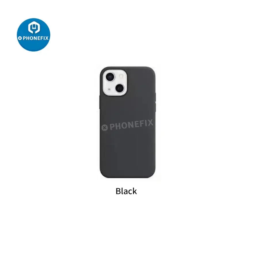 iPhone 13 shockproof soft silicone protection case with MagSafe from PHONEFIX, featuring a sleek design and secure fit.