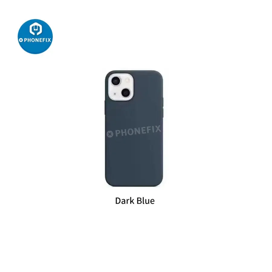 iPhone 13 shockproof soft silicone protection case with MagSafe, slim and durable phone protector by PHONEFIX